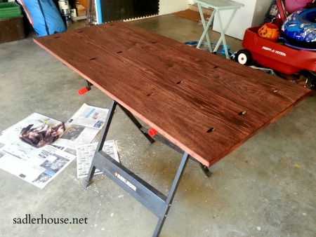 Industrial Coffee Table Stain - Sadler House